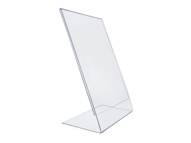 Kaarthouder Europel L-standaard A3 staand acryl