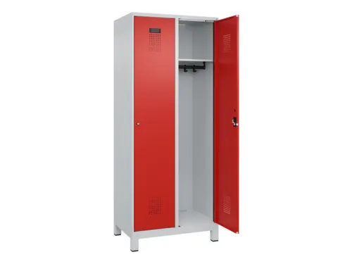 locker,HxBxD 1950x800x500mm,2vak,vak B 400mm,cil.-slot,voeten