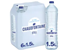 Sparkling water, 1,5 L fles, pak 6