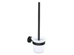 Toiletborstel met wandhouder Tesa Moon 40561 Zwart Zelfklevend