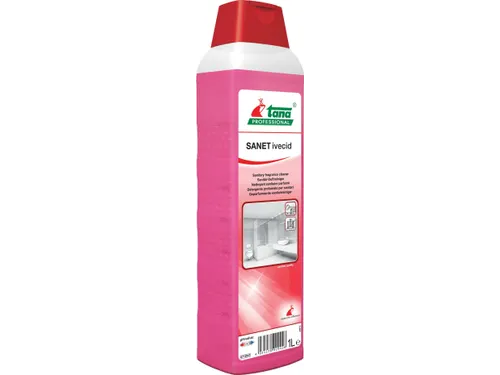 SANET Ivecid sanitairreiniger 1 liter 10 stuks