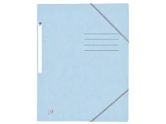 Elastomap Oxford Top File+ A4 pastel blauw karton