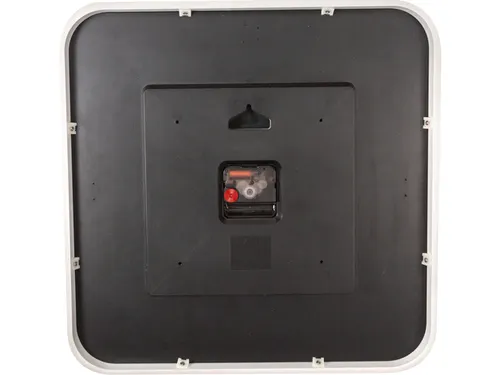 Wandklok NeXtime Square Wall 40x40x4cm wit cijfers