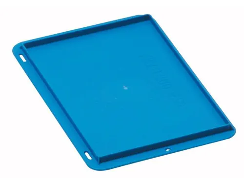 Oplegdeksel Voor Euronorm Stapelkrat Voor Lxb 600X400Mm Kleur Blauw