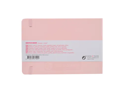 Schetsboek Talens Art Creation 80 witte vellen 140gr 210x150mm roze