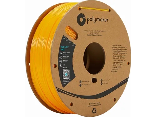 Polymaker PolyLite ABS filament 1,75 mm Geel 1kg