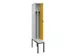 locker met bank,voor scheiding van kleding,HxBxD 2120x300x815mm,1vak