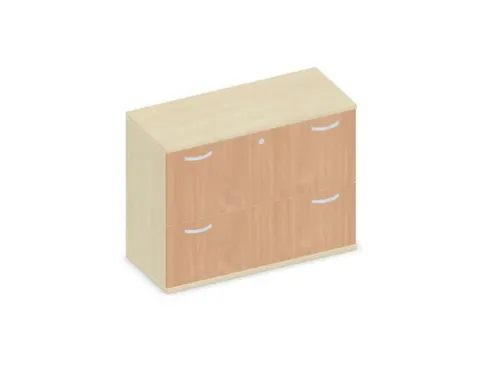 hangmappenkast 770x1000x430mm 2hangmappenframes Esdoorn+ Beuken