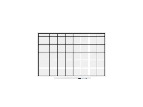 Whiteboard Rocada Skinplanner 75x115cm wit gelakt