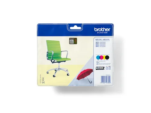 Brother LC-229XLVALBP Inktcartridge Zwart + 3 Kleuren HC