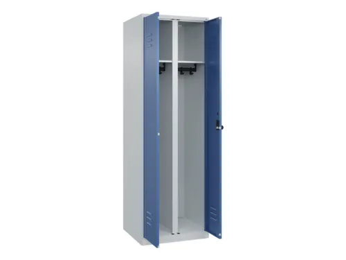 locker voor scheiding van kleding,HxBxD 1850x600x500mm,2vak
