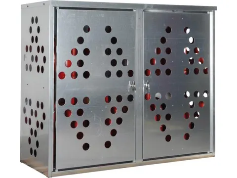 Gasflessenkast 1435x1710x720mm Voor 20 Gasflessen (11kg) Plaatstaal