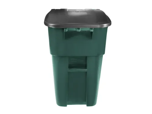 BRUTE Rolcontainer met deksel 189.3 Liter Groen Zwart