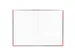 Cahier de notes Bantex noir/rouge A4 ligné 70g 96 feuilles
