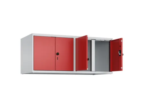 opzetkast,v. locker voor scheiding van kleding,4vak.,vak B 300mm