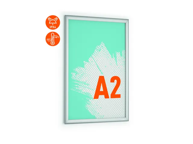 Kliklijst Durable aluminium A2 outdoor