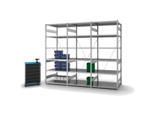 systeemstelling,aanbouwveld,HxBxD 2500x1010x835mm,vakl. 230kg