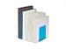 Boekensteun MAUL 10x10x13cm acryl set 2 neon blauw transparant