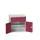 ladekast HxBxD 800x800x550mm 2laden 2deuren RAL7035 front RAL3004