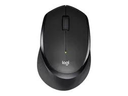Muis Logitech M330 silent plus zwart draadloos