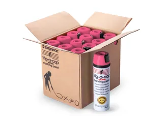 Markeerspray Voor Bouwplaatsen Roze Fluorescerend 500Ml - 1