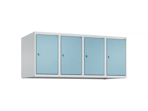 opzetkast,v. locker,4vak.,vak B 300mm,HxBxD 500x1200x500mm