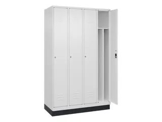 locker voor scheiding van kleding,HxBxD 1950x1200x500mm,4vak - 2