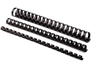 Fellowes Bindruggen, Pak Van 50 Stuks, 38mm, Zwart 21-rings - 1