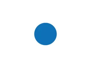 plaksymbool,cirkel,Ø 50mm,polycarbonaat,blauw - 1