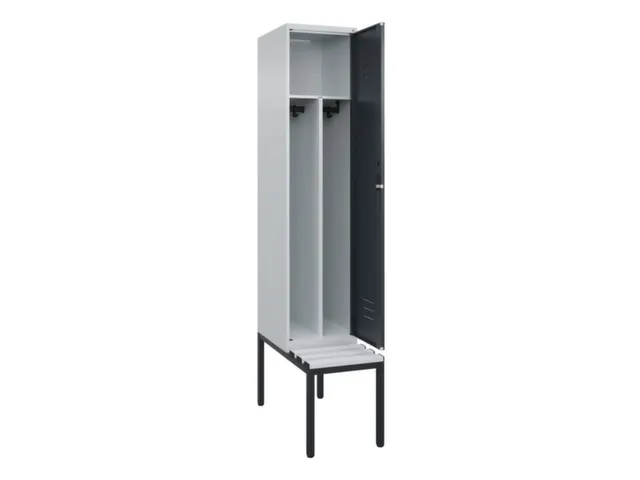 locker voor scheiding van kleding,HxBxD 2120x400x815mm,1vak