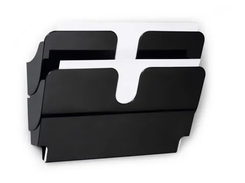 Wandfolderhouder Flexiplus 2 A4 Landscape Zwart