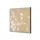 Wanddecoratie Textiel Set 40x40cm Japanse Bloesem Beige