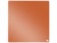Nobo Mini Magnetische Whiteboard Tegel gekleurd 36x36cm Oranje