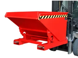 Kiepbak Hxbxd 835x1070x1260mm 0.60m³ Afrolmechaniek Gelakt Ral3000