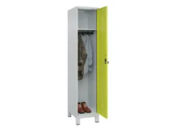 locker,HxBxD 1950x400x500mm,1vak,vak B 400mm,draaigrendel,voeten