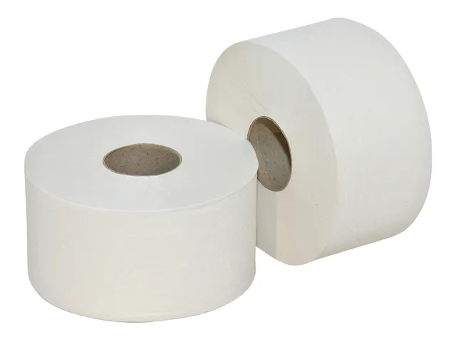 Toiletpapier Mini Jumbo Recycled Wit 2-Laags 12 rollen
