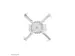 Support de plafond pour vidéoprojecteur Neomounts CL25-550WH1 blanc