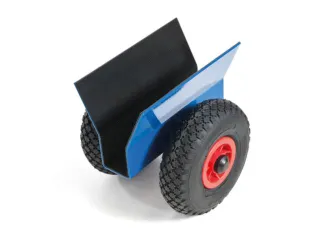 Platenroller 200kg Laadvlak Lxb 320x60mm Massief Rubber Banden - 2
