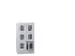 Armoire Multicases Portes Vitrées Hxlxp 1187X630X500Mm 6Cases Largeur
