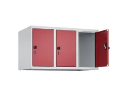 opzetkast,v. locker,3vak.,vak B 300mm,HxBxD 500x900x500mm,draaigrendel