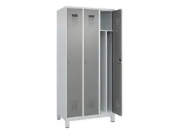 locker voor scheiding van kleding,HxBxD 1950x900x500mm,3vak