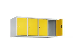 opzetkast,v. locker,4vak.,vak B 300mm,HxBxD 500x1200x500mm