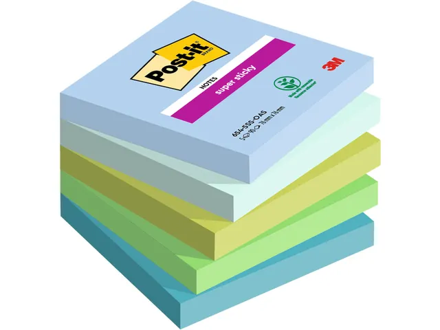 Memoblok 3M Post-it 654 Super Sticky 76X76mm OAS