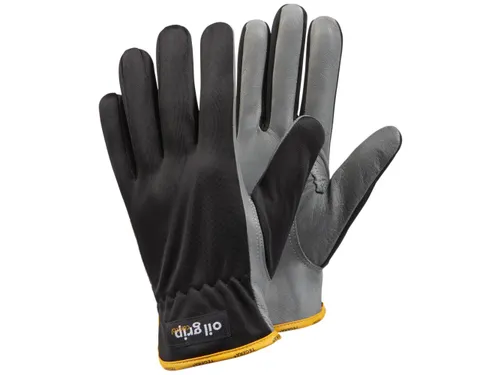 Tegera 6614 mechanische handschoenen, grijs/zwart, maat 10, per 6 paar