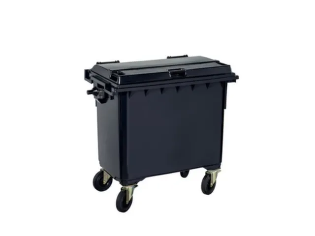 Contivia 4,Vuilnisbak 4wielen 660L grijs