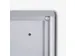Vitrine d'affichage intérieure Economy 9x A4 Argent