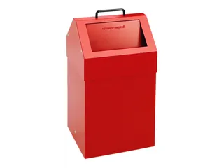 Afvalverzamelaar Vuurremmend 45 Liter 640X330X310Mm Rood - 4