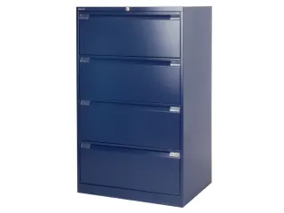 hangmappenkast,HxBxD 1321x800x622mm,4hangmappenframes,twee banen - 2