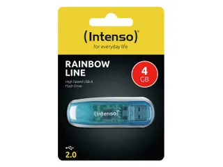 Intenso Usb Stick 2.0 4gb Blauw - 1