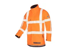 Sioen 7334A2TV4 Hollum hi-vis softshell, oranje, maat L, per stuk